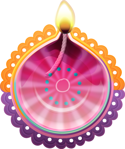 Diwali Diya Illustration
